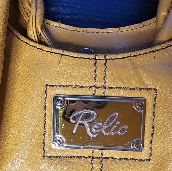 Relic Women's Yellow Faux Leather Hobo Bag OS - Picture 2 of 16